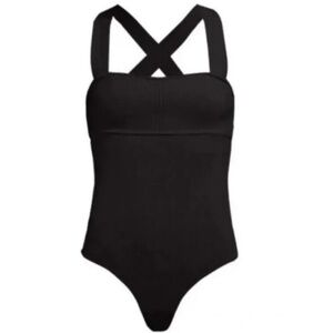 KHAITE - ALEXA Ribbed Knit Bodysuit - Criss Cross Back